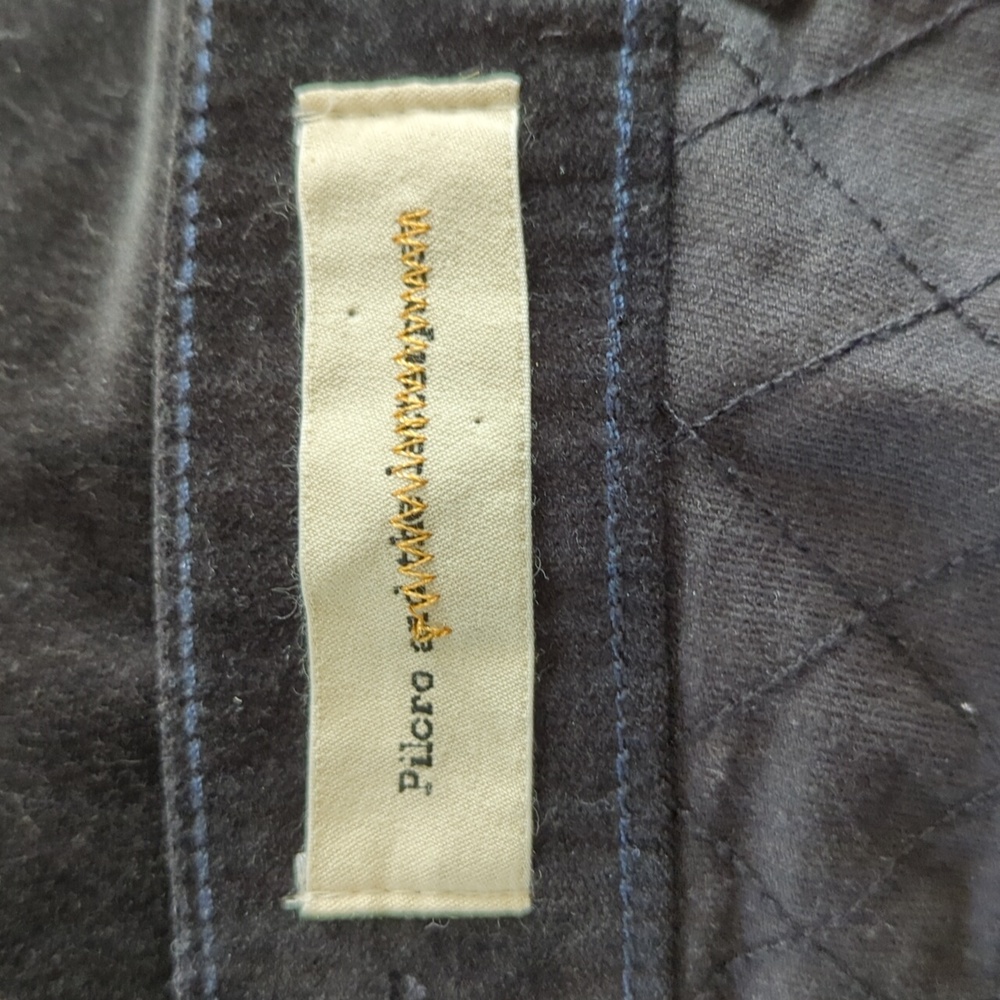Anthropologie Pilcro Black Serif Skinny Velvet Ankle Pants Size 27 - Picture 8 of 13